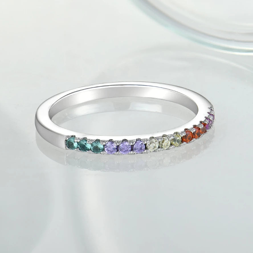 Prismora 925 sterling silver Promise Ring