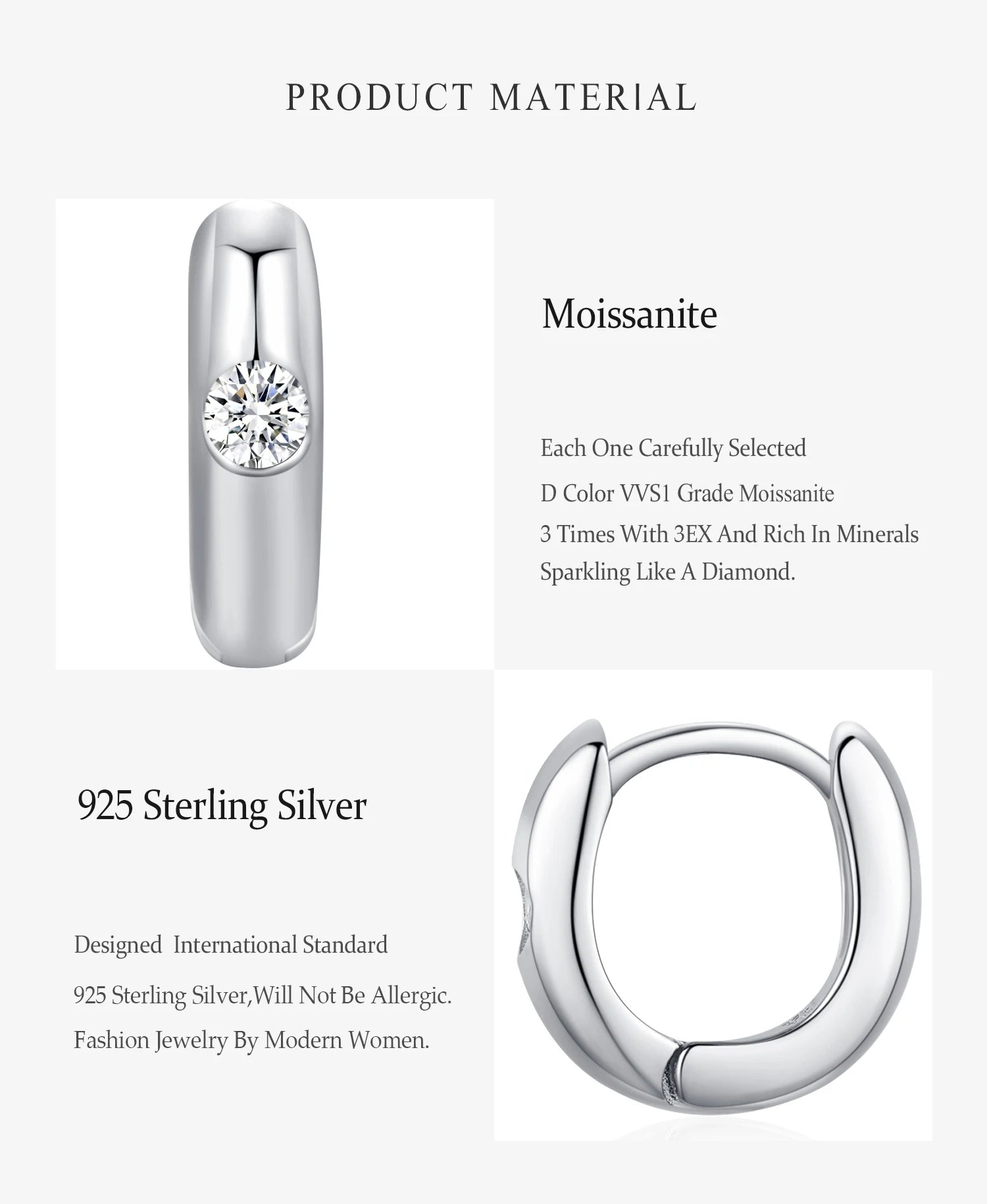 Aurelia Elegant Hoops 925 Sterling Silver
