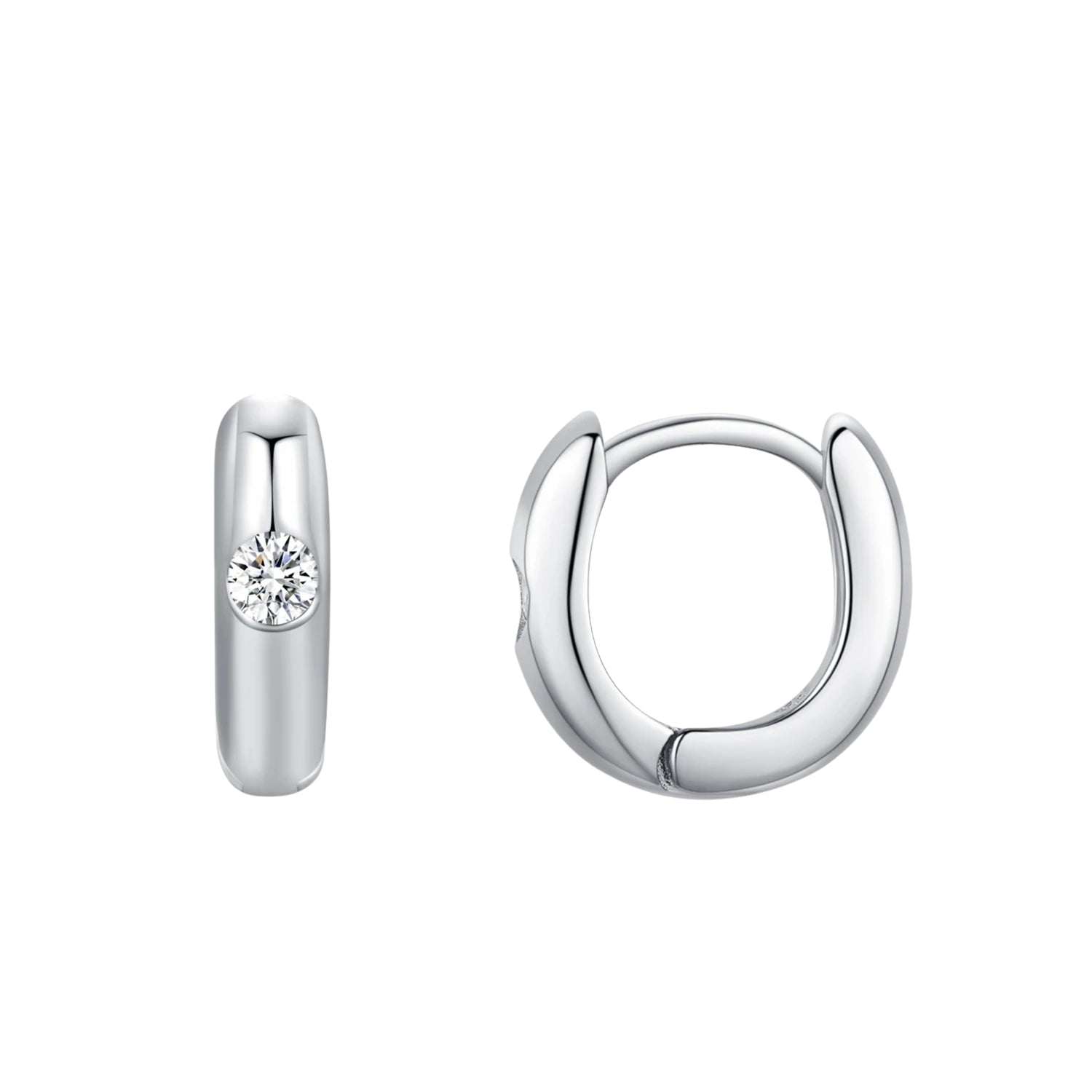Aurelia Elegant Hoops 925 Sterling Silver