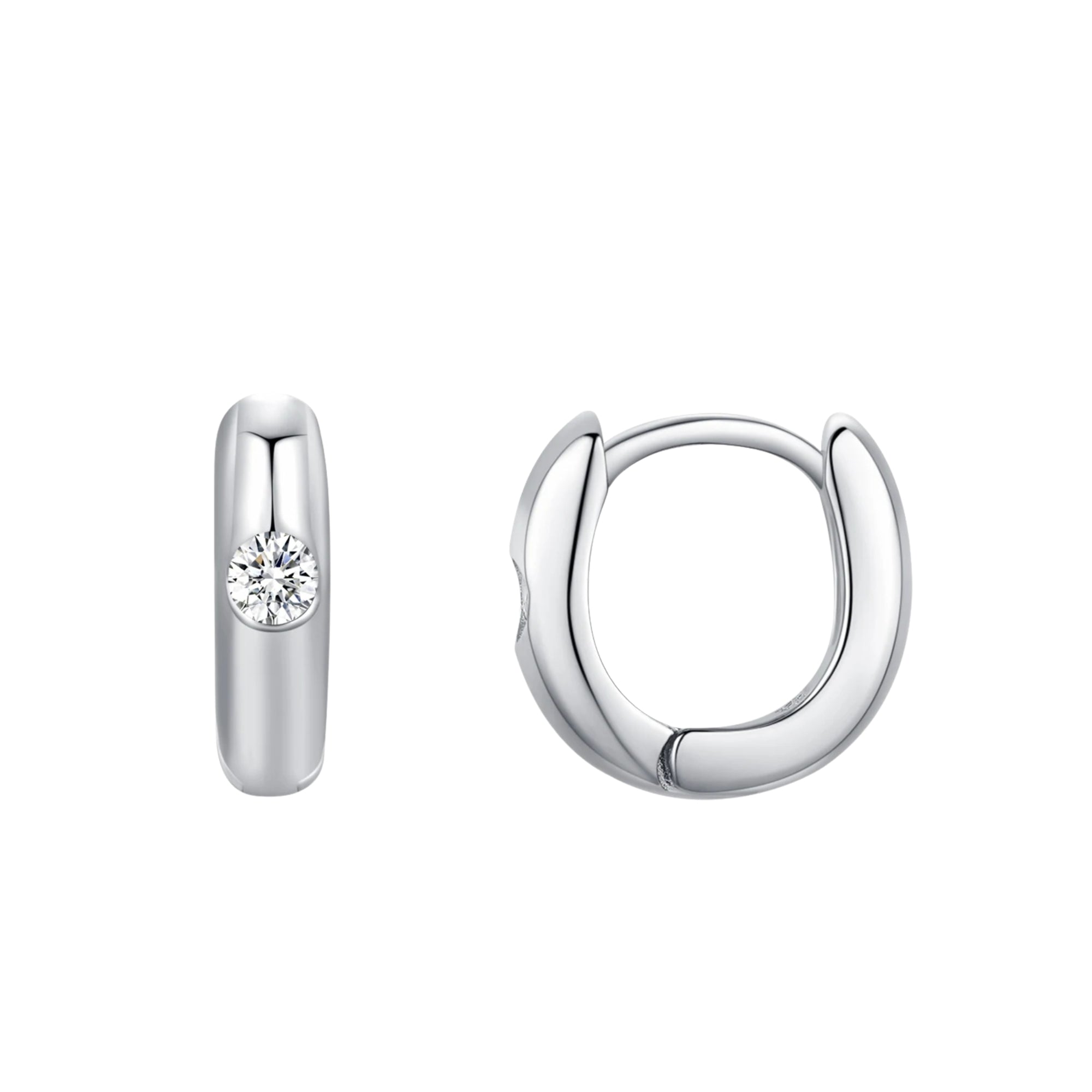 Aurelia Elegant Hoops 925 Sterling Silver