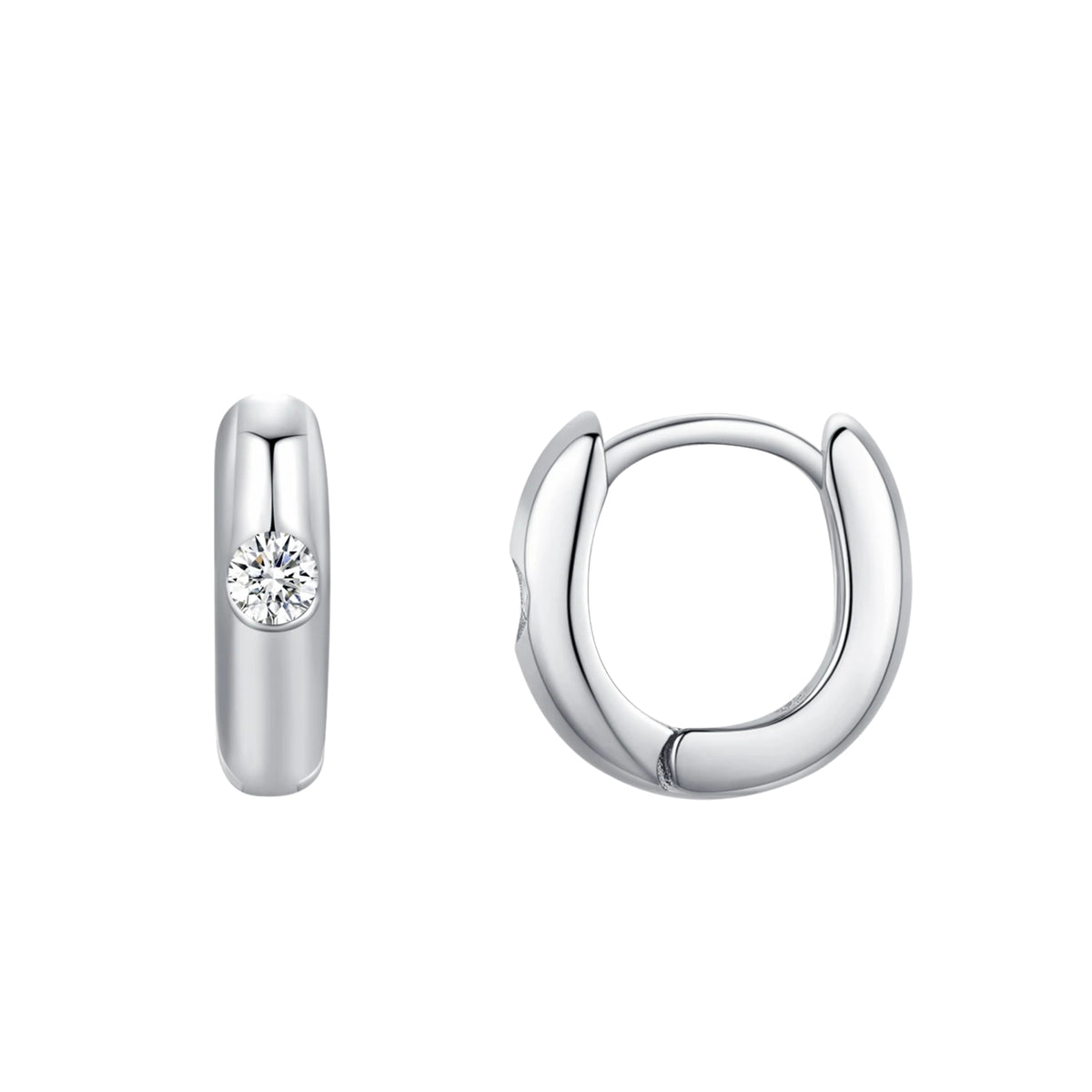 Aurelia Elegant Hoops 925 Sterling Silver