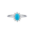 925 Sterling Silver Ring Fashion Turquoise