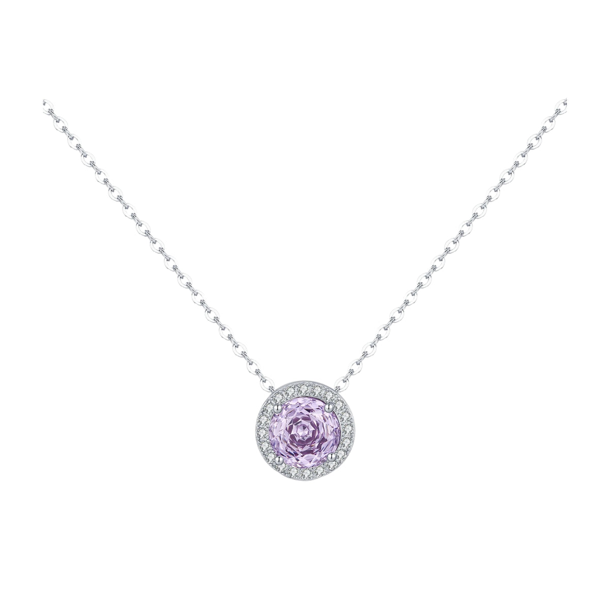 925 Sterling Silver Rose Pendant Necklace