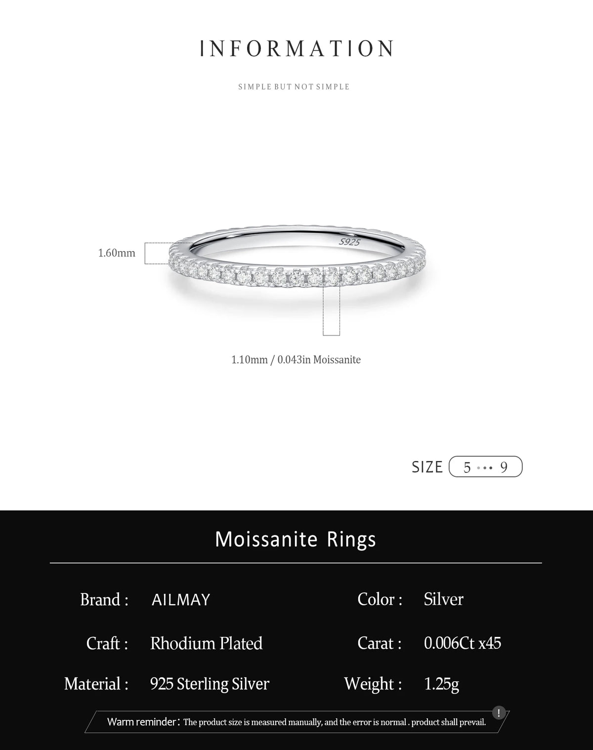 Roselle Ring Full Paved Moissanite 925