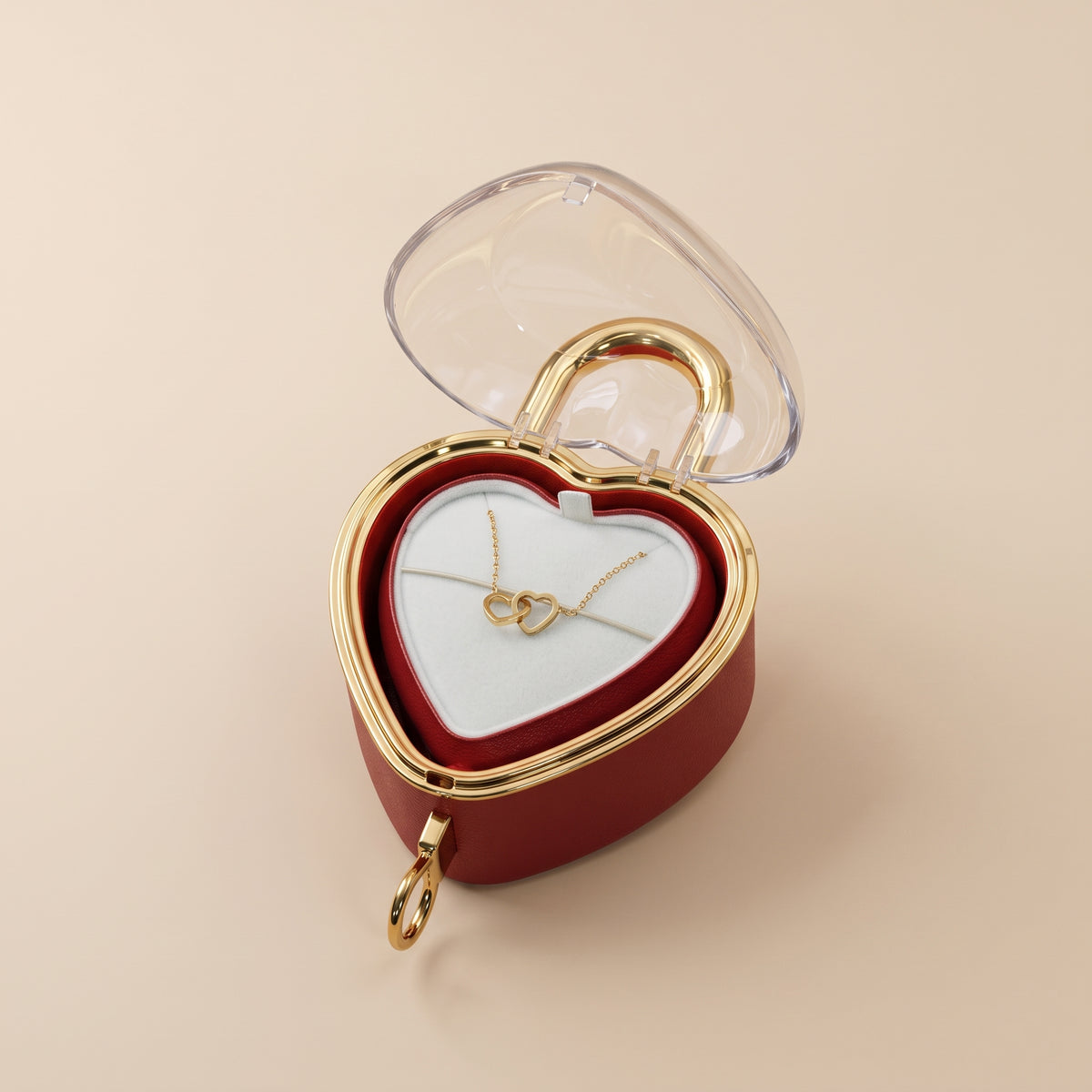 Love Lock box with eternal rose