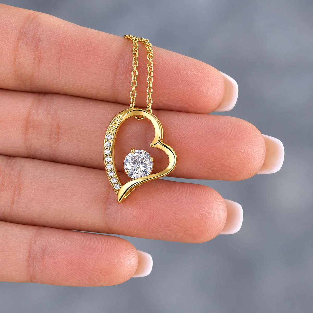 I Love You Heart Necklace Gift