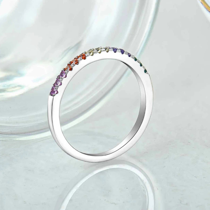 Prismora 925 sterling silver Promise Ring