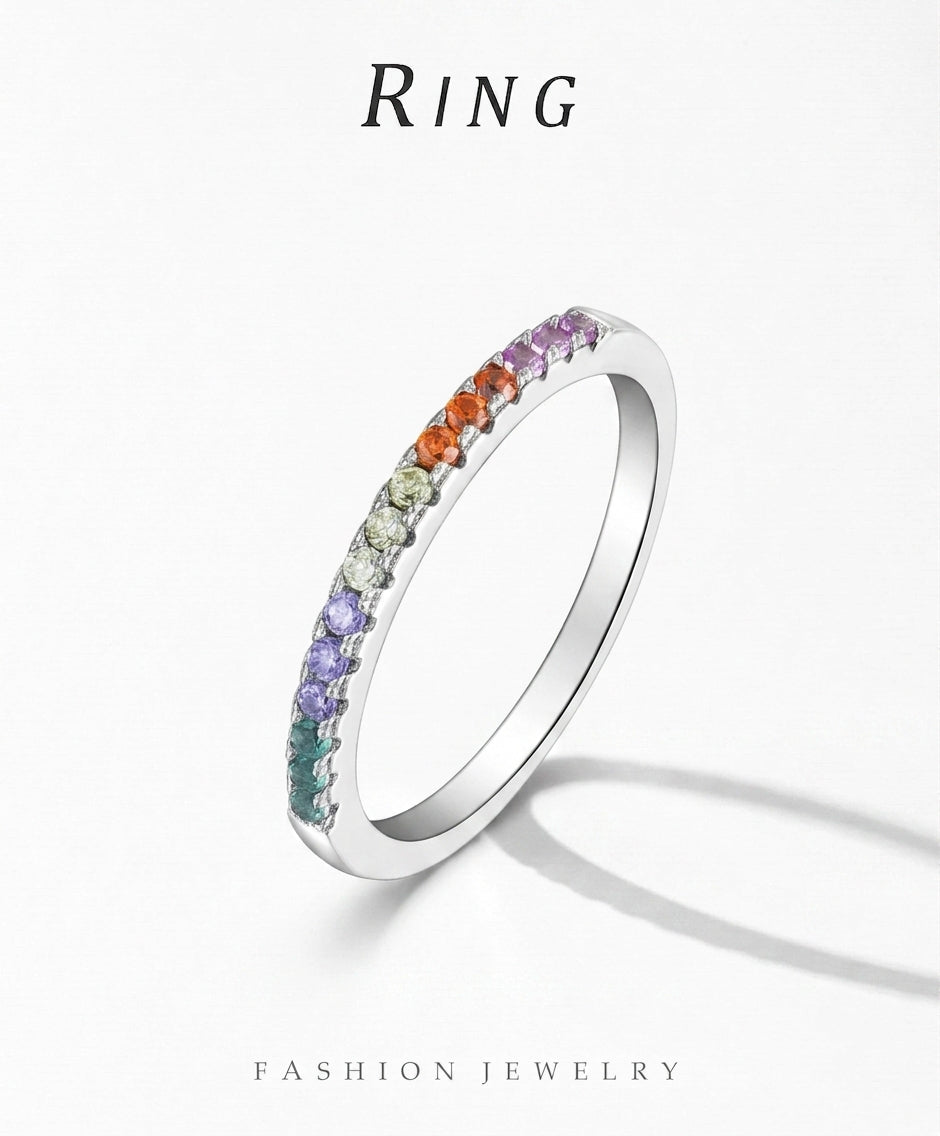 Prismora 925 sterling silver Promise Ring