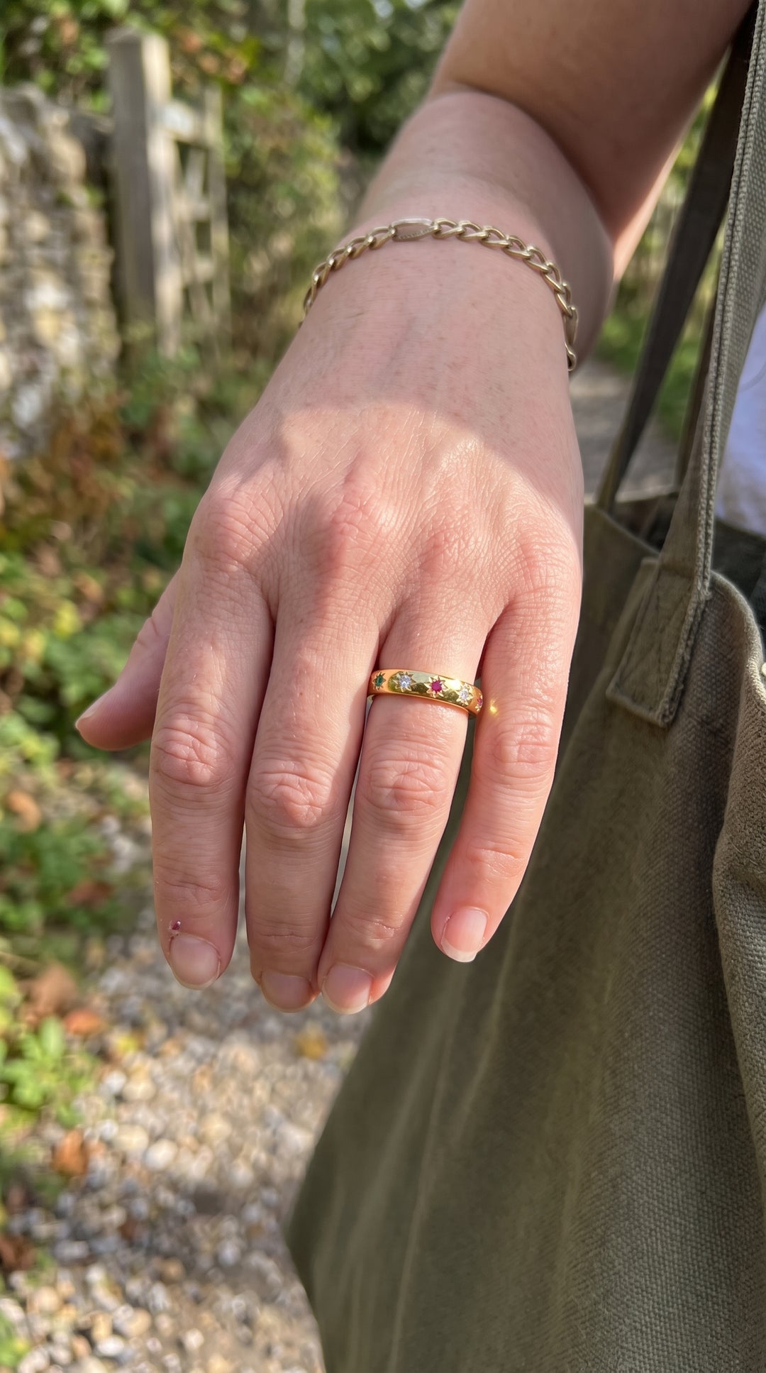 A burst of color. A touch of gold. 