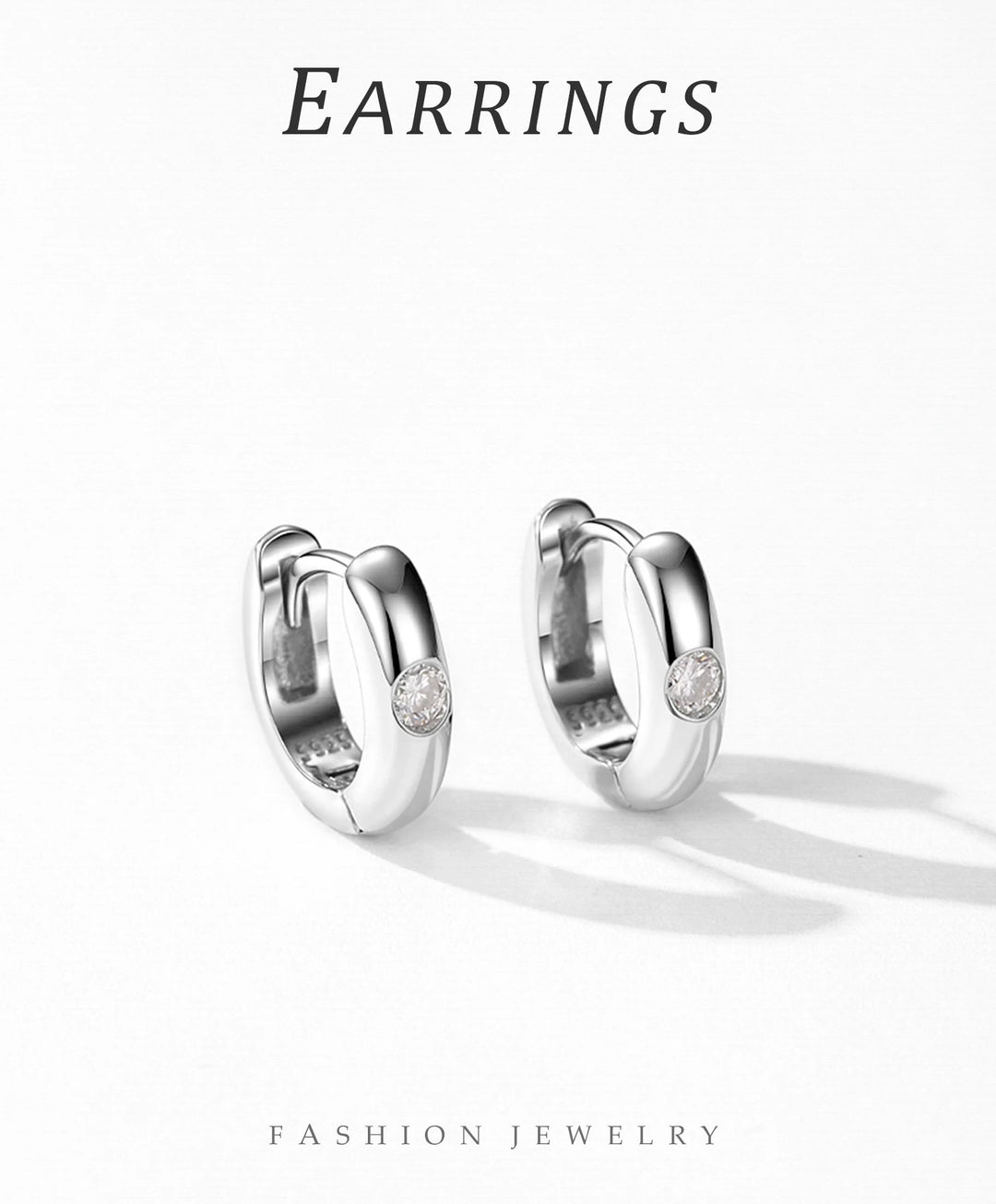 Elevate Her Style with the Aurelia Geometric Moissanite Hoop Earrings