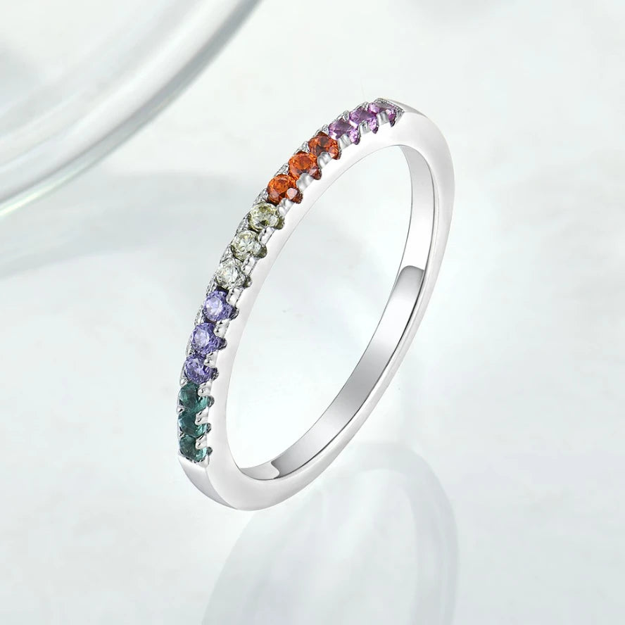Prismora 925 sterling silver Promise Ring