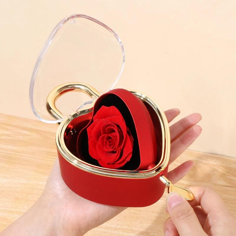 Love Lock box with eternal rose