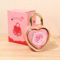 Love Lock box with eternal rose